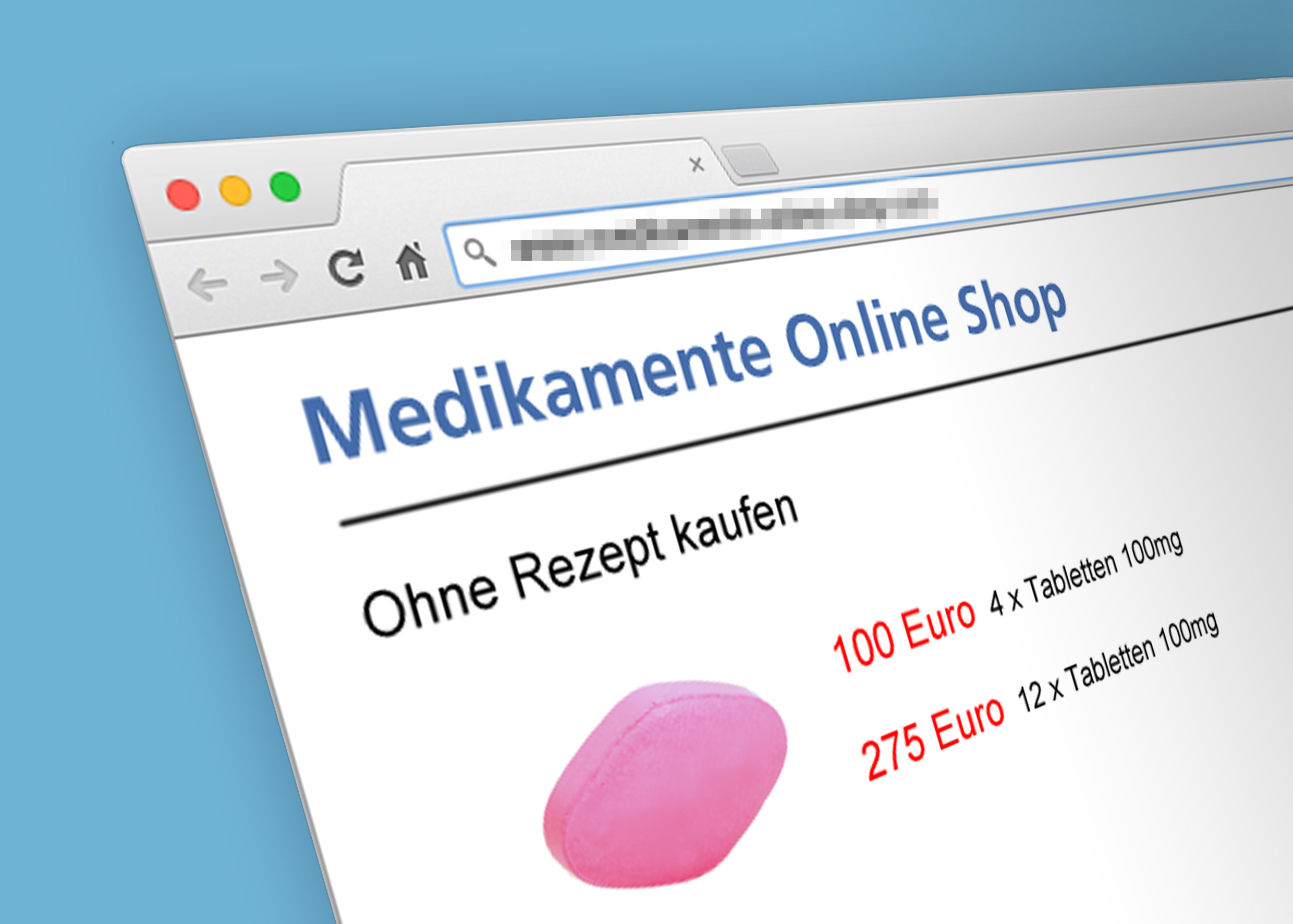 Illegale Medikamentenshops verstecken sich oft hinter serisen Webadressen